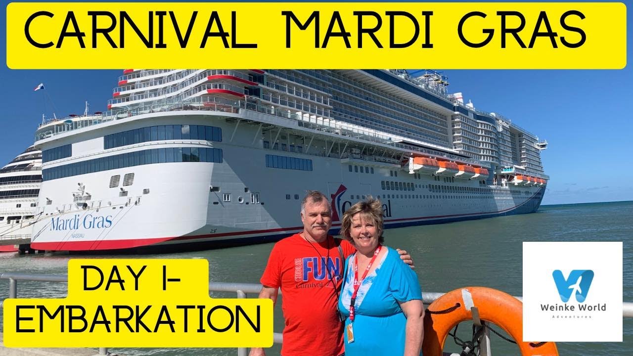 Carnival Mardi Gras Cruise- Day 1, Embarkation #carnivalmardigras #cruise #cruiseship