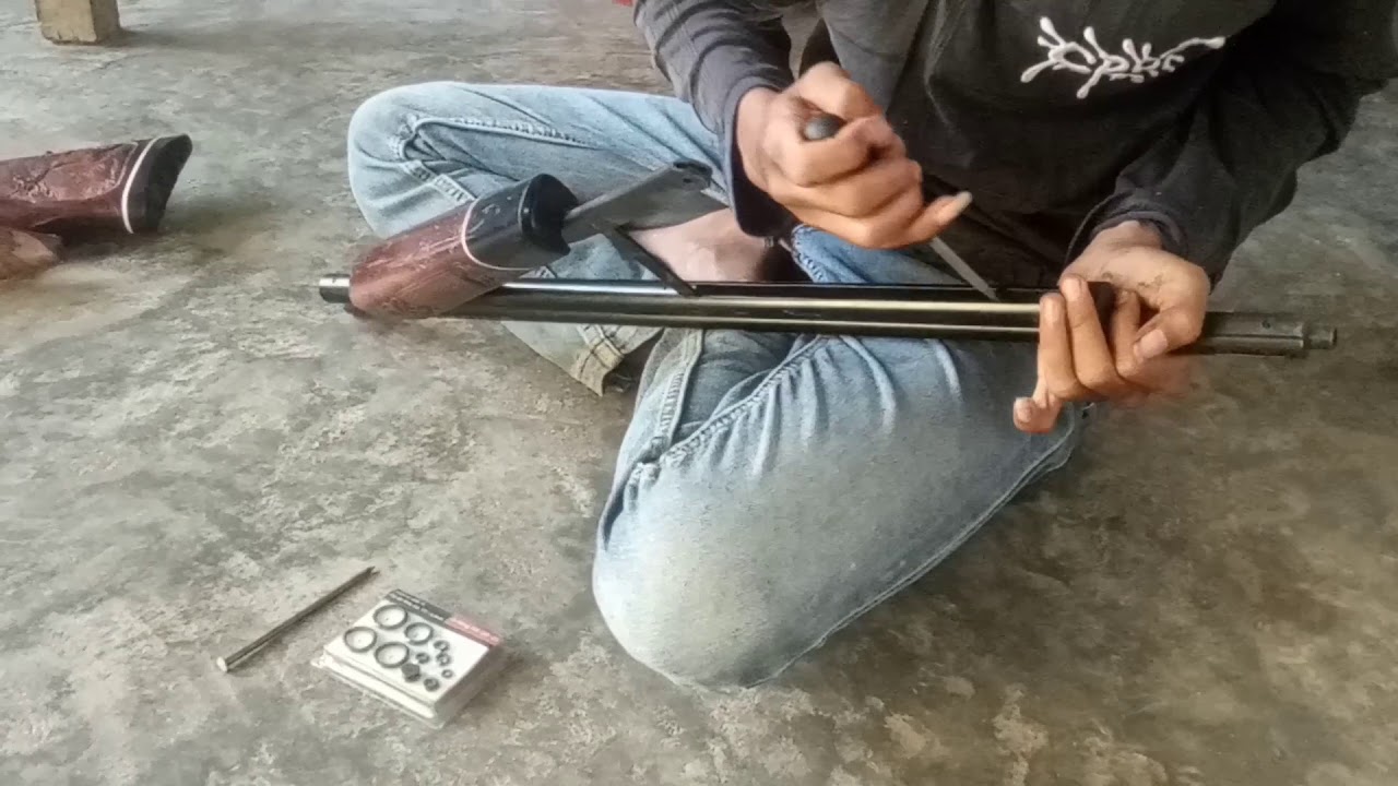 cara membongkar senapan angin Sharp Ace deluxe Japan.