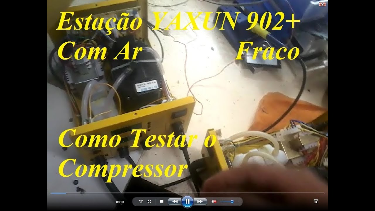 Estação Yaxun 902+ com ar fraco