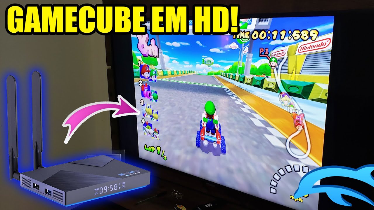 H96 MAX V58 com QUALIDADE ABSURDA RODANDO GAMECUBE! A MELHOR TV BOX de 2022 com RK3588!