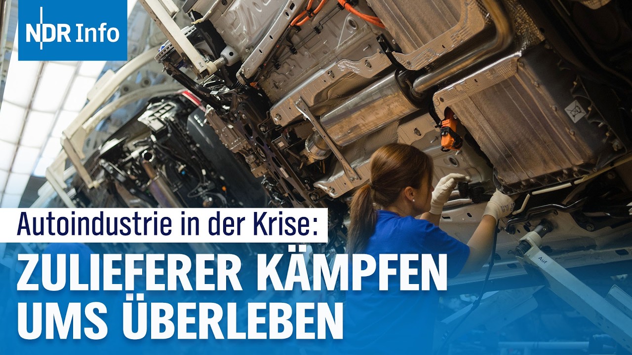 Autoindustrie in der Krise: Zulieferer kämpfen ums Überleben | NDR Info