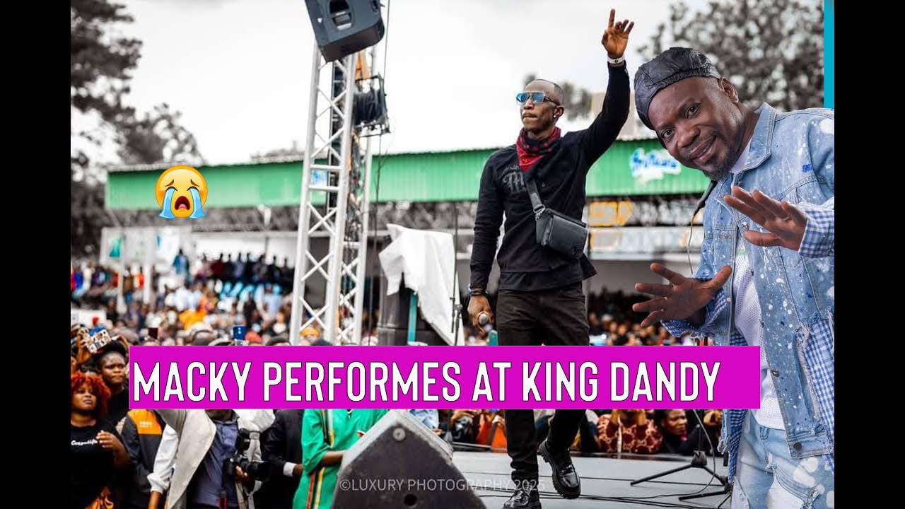 Macky 2 Performs at Dandy Crazy's Funeral