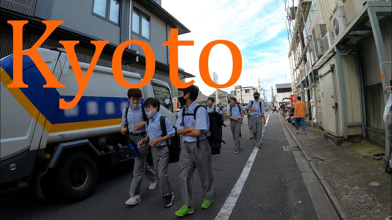 近鉄十条駅周辺を散策　Walking Tour around Jujo station of Kintetsu line, Kyoto, Japan［4K］
