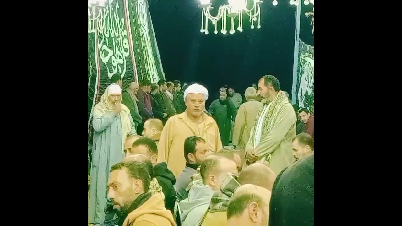 القارئ الشيخ عبدالرحمن ابوالخير في ليلة تكريم الحاج سليم سعيد الجنايني بالغنيمية 