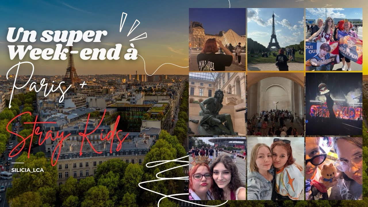 VLOG 10 : VLOG PARIS + CONCERT STRAY KIDS AVEC MA MEILLEURE AMIE 🐰🐿️