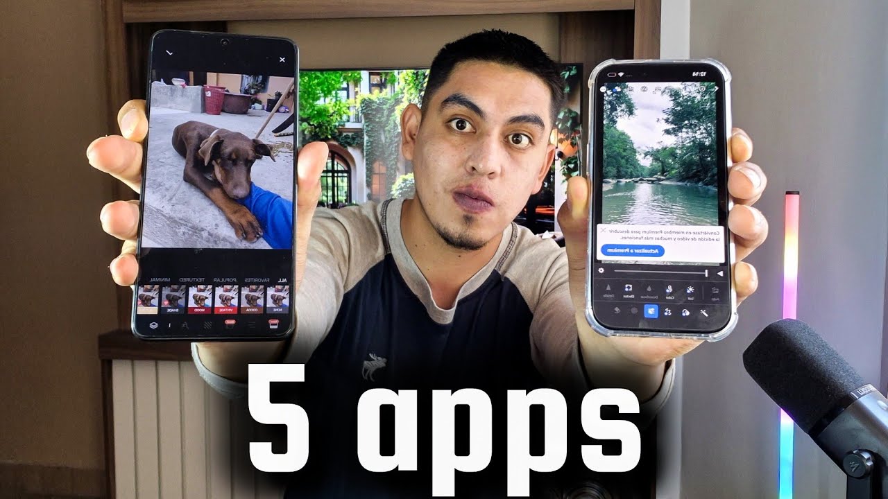 Las 5 mejores APPS para EDITAR FOTOS en Android y Iphone 2026📱