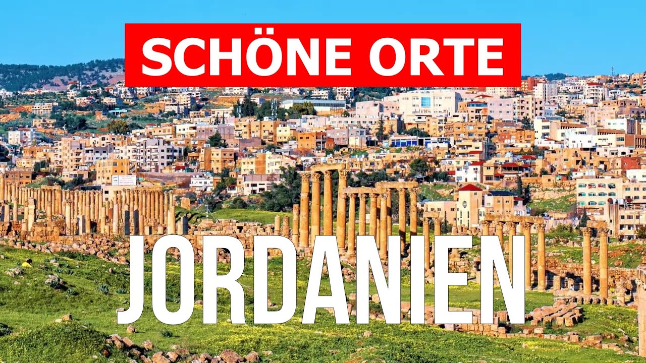 Jordanien Reise | Petra, Stadt Amman, Totes Meer | 4k Video | Jordanien Von Oben