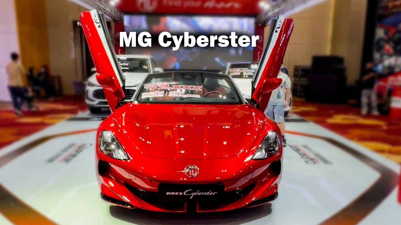 All New MG Cyberster 2026, All-Electric Sports Car - Sound Interior & Exterior
