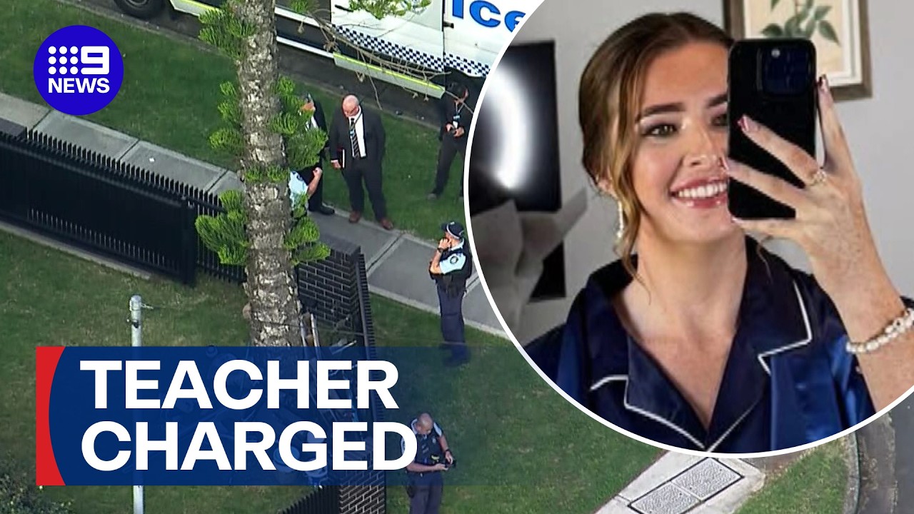 School teacher accused of helping alleged gangland 'kill crew'  | 9 News Australia