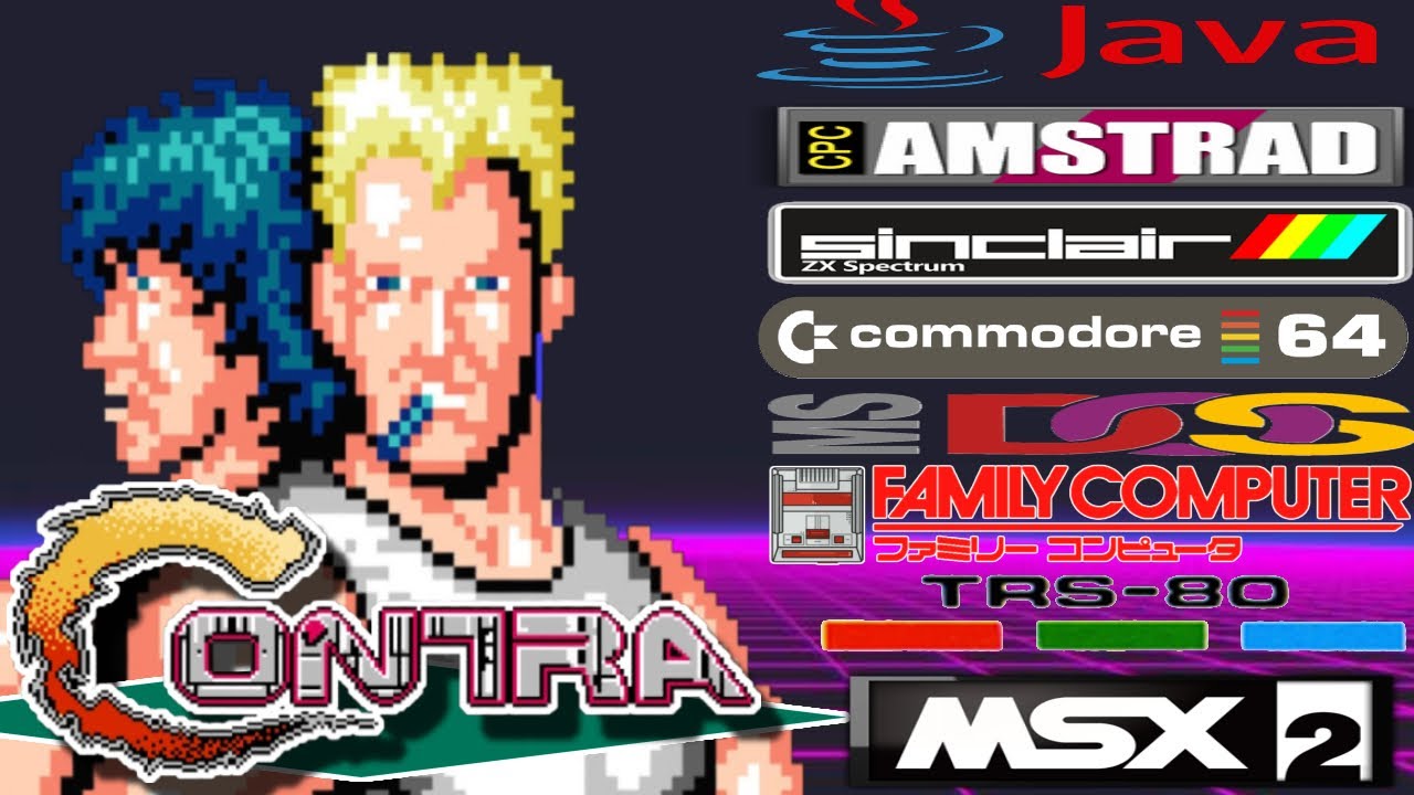 LOS 8 PORTS DEL PRIMER CONTRA!! ¿Cual fue el mejor de todos? (Famicom - NES - Family - MSX - Arcade)