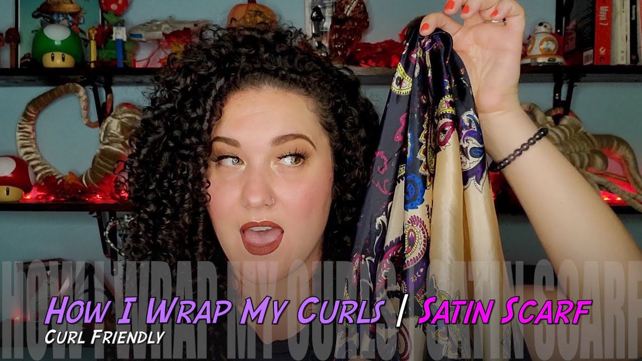 How I Wrap My Curls | Satin Scarf | Curl Friendly