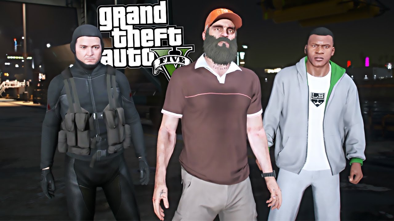 GTA V - O GOLPE DA MERRYWEATHER!!! GTA 5 em Português PT-BR #14