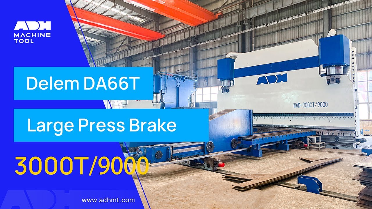 WAD-3000T 9000mm Large Press Brake With Delem DA66T Controller