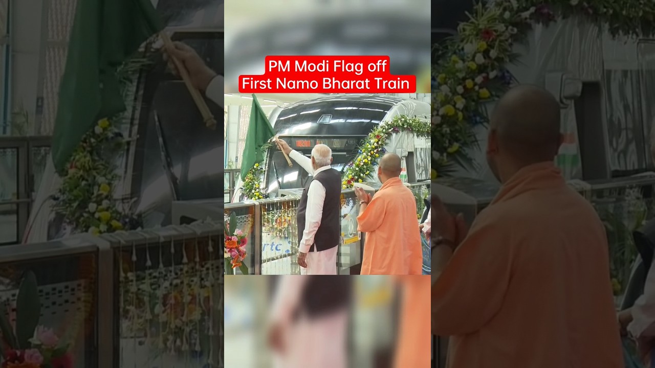 PM Modi flag off First Namo Bharat Train 