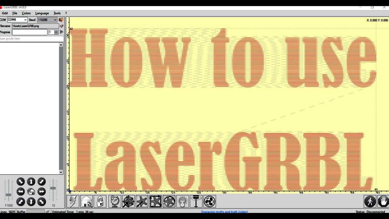 Как использовать LaserGRBL для создания проектов лазерной резки