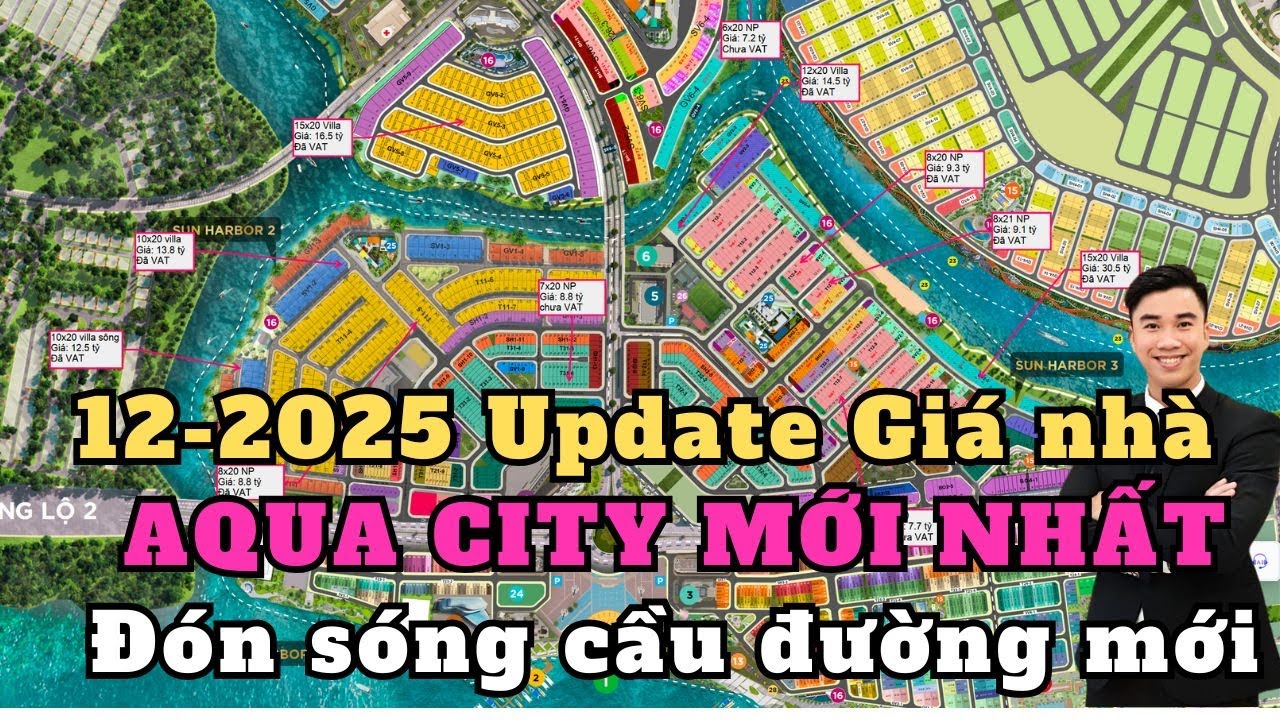 12-2025 Cập nhật gi&aacute; nh&agrave; Aqua City - Gi&aacute; đang tăng