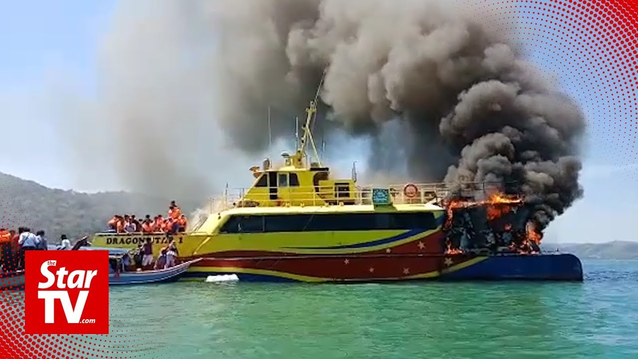 Over 50 passengers rescued after Langkawi ferry goes up in flames