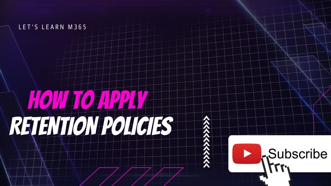 How to apply Retention Policies in 