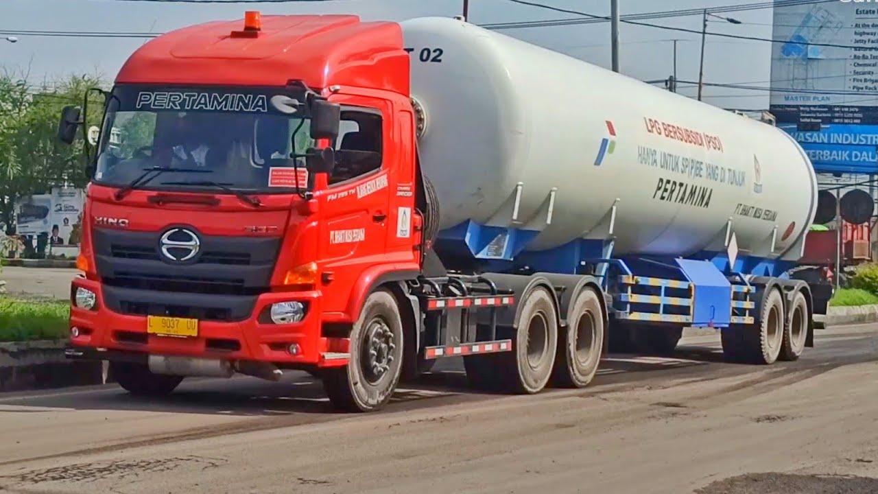 Edisi Kompilasi Hunting Truk LPG Pertamina | Truck Spotting LPG Skid Tank Mercy, MAN, Hino, Quester