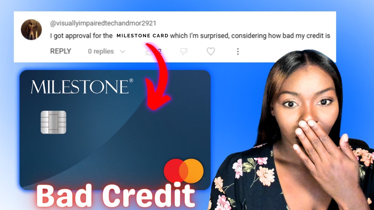 $750 Milestone Mastercard Approval - Prequalify With No Hard Inquiry -Minimum 500 Score | Rickita