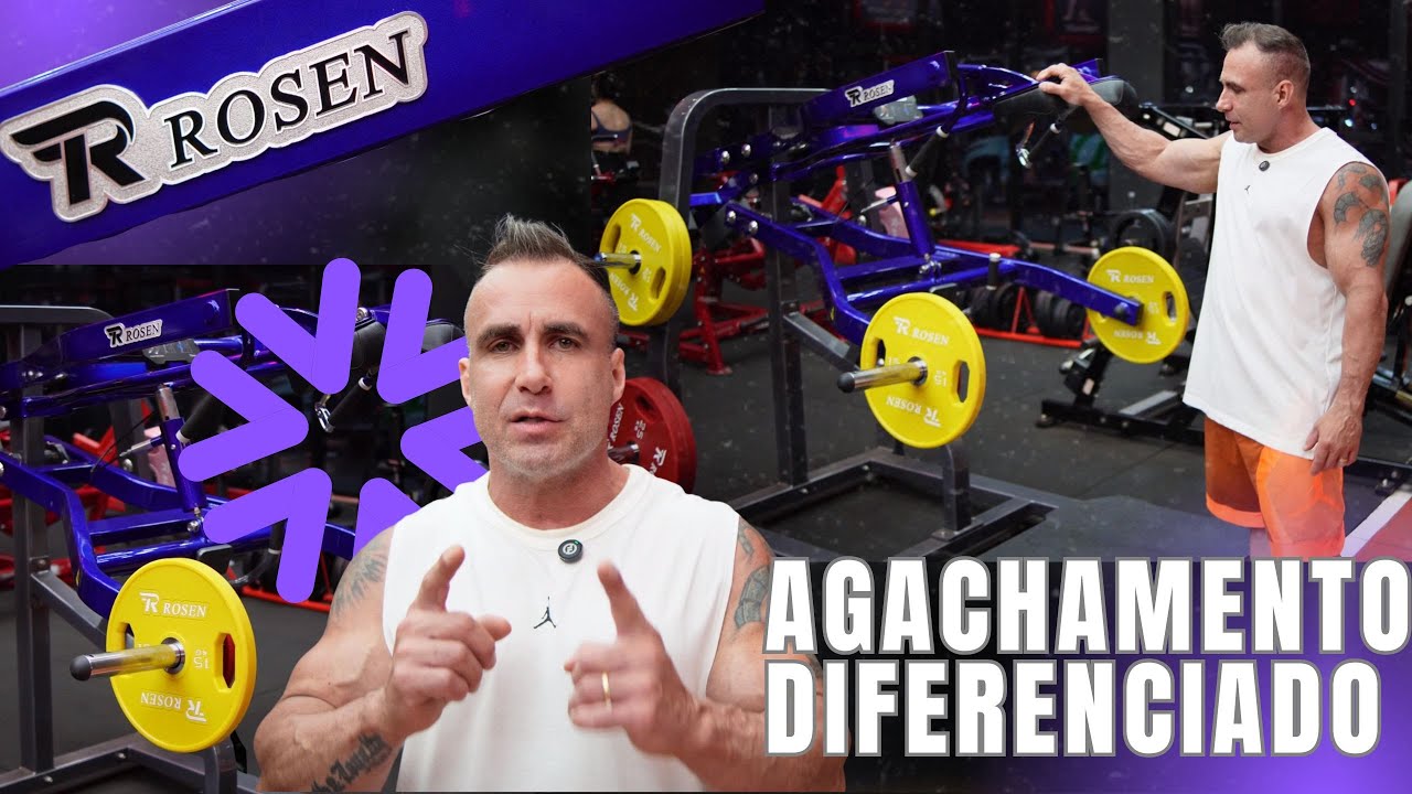 Série Máquinas | Essa é DIFERENCIADA | agachamento - Rosen