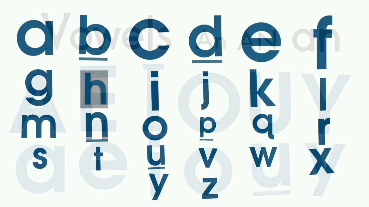 LEARN ALPHABET AND LETTERS US VERSION VOCABULARY KIDS 