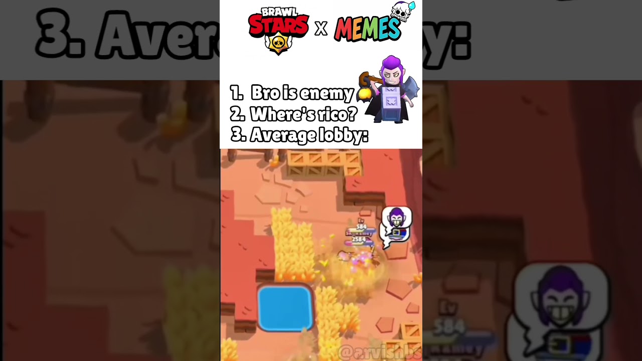 The End🤣 TOP 5 Memes in Brawl Stars🔥 