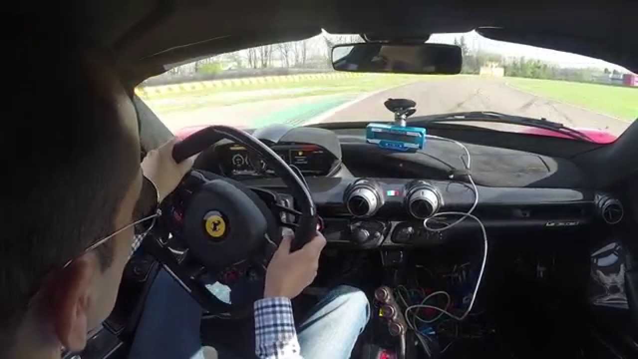 Lapping Fiorano in the Ferrari LaFerrari Hypercar