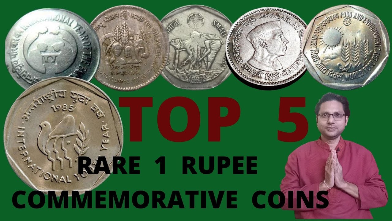 Top 5 Rare 1 Rupee Commemorative Coins