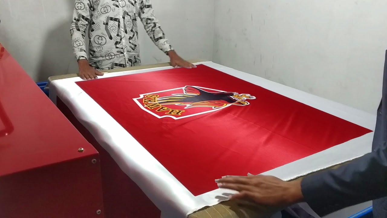 How to make Flags in a Factory, Flags Printing Process