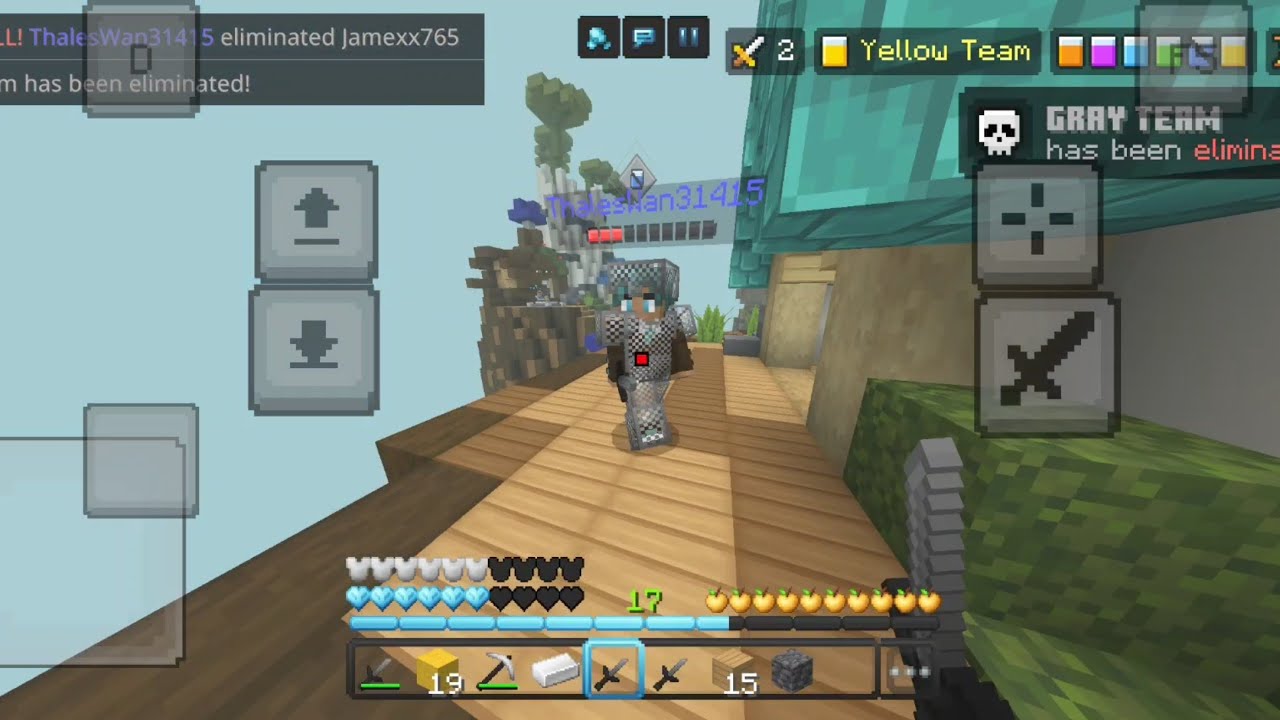 HIVE BEDWARS MOBILE GAMEPLAY 60 FPS  (250/300) SUBSCRIBER