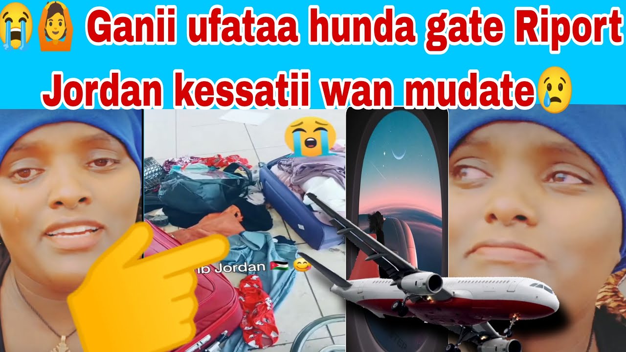 😭 Ganni wan mudate Riport Jordan kessatii ufataa hunda gate 😭💔