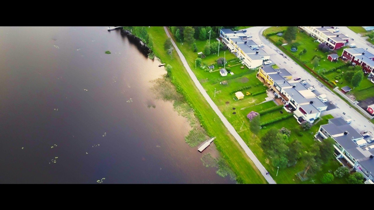 Evening in Jokkmokk, Sweden - DJI MAVIC PRO
