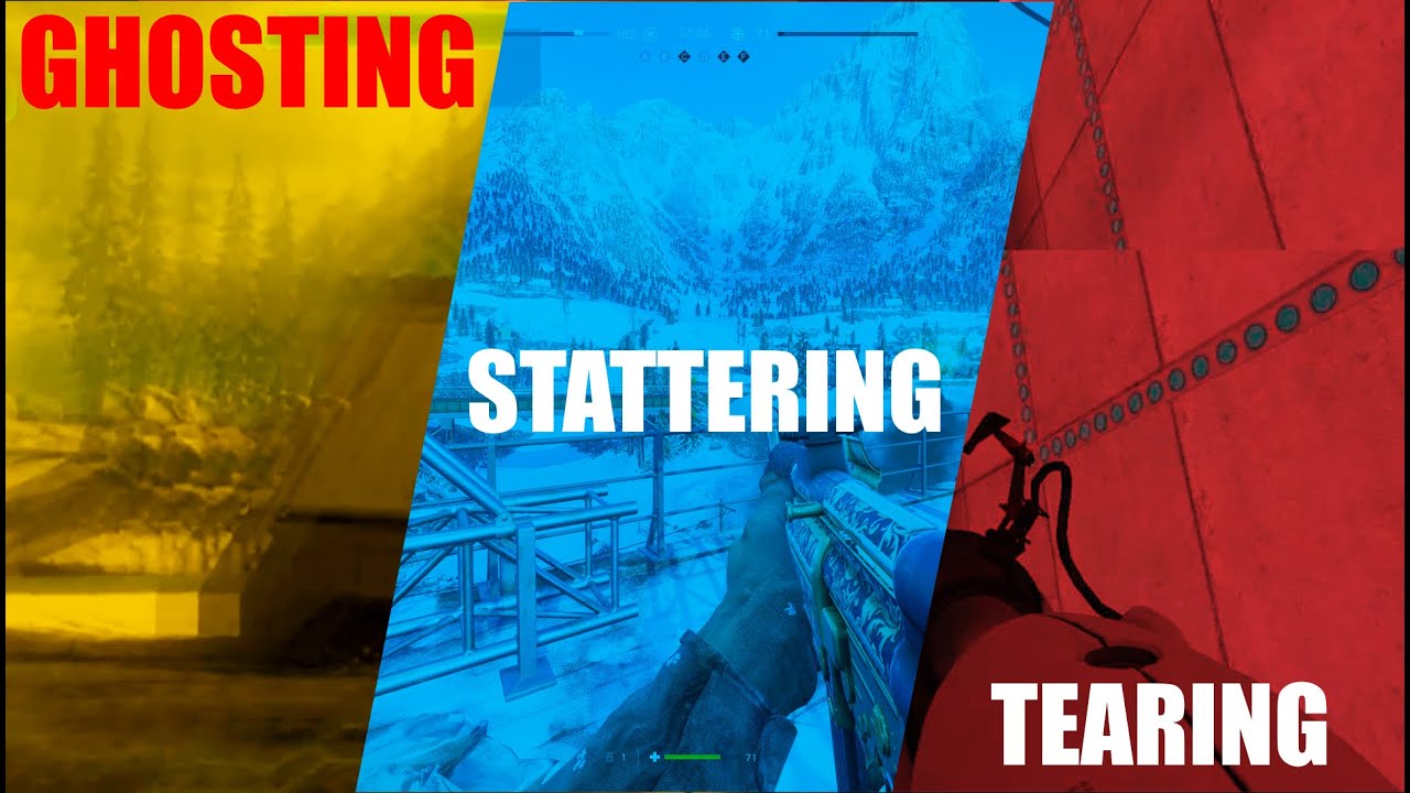 ✅Cómo solucionar Tearing, Ghosting y Stuttering en juegos: Guía completa 2023