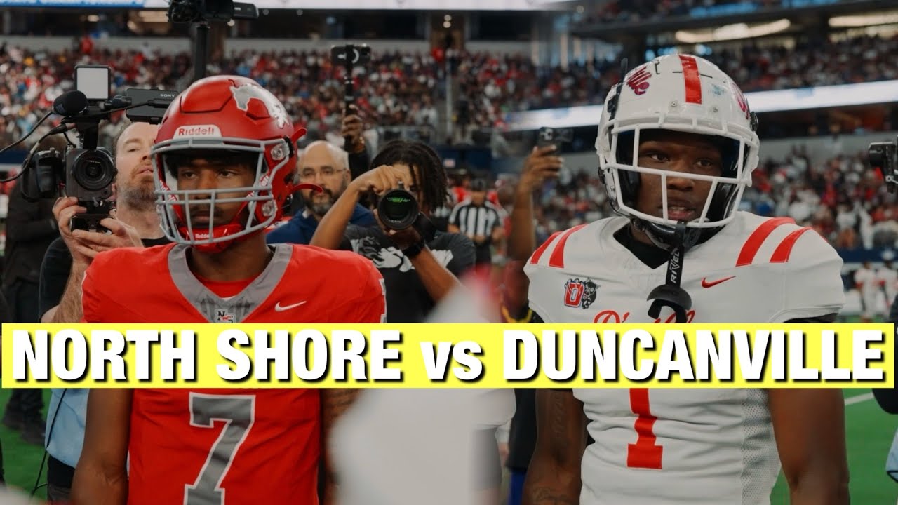 TXHSFB: 6A STATE CHAMPIONS #1 DUNCANVILLE vs #3 NORTH SHORE || MUST SEE👀|| #viralvideos