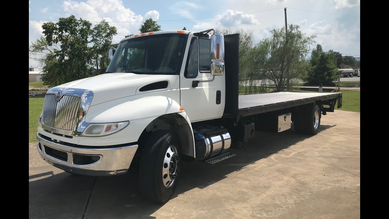 SOLD SOLD SOLD Used CDL 26 Foot Flatbed  Air Ride Tuck Liftgate FL735113A - Michael Olden -