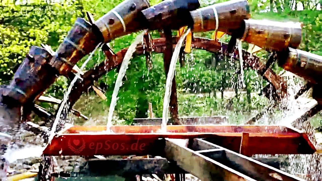 Wooden Water Wheel in Europe