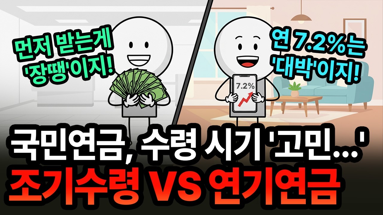 2026년 국민연금 조기수령 vs 연기연금 ‘수급 전략 가이드’ | 경제 애니메이션