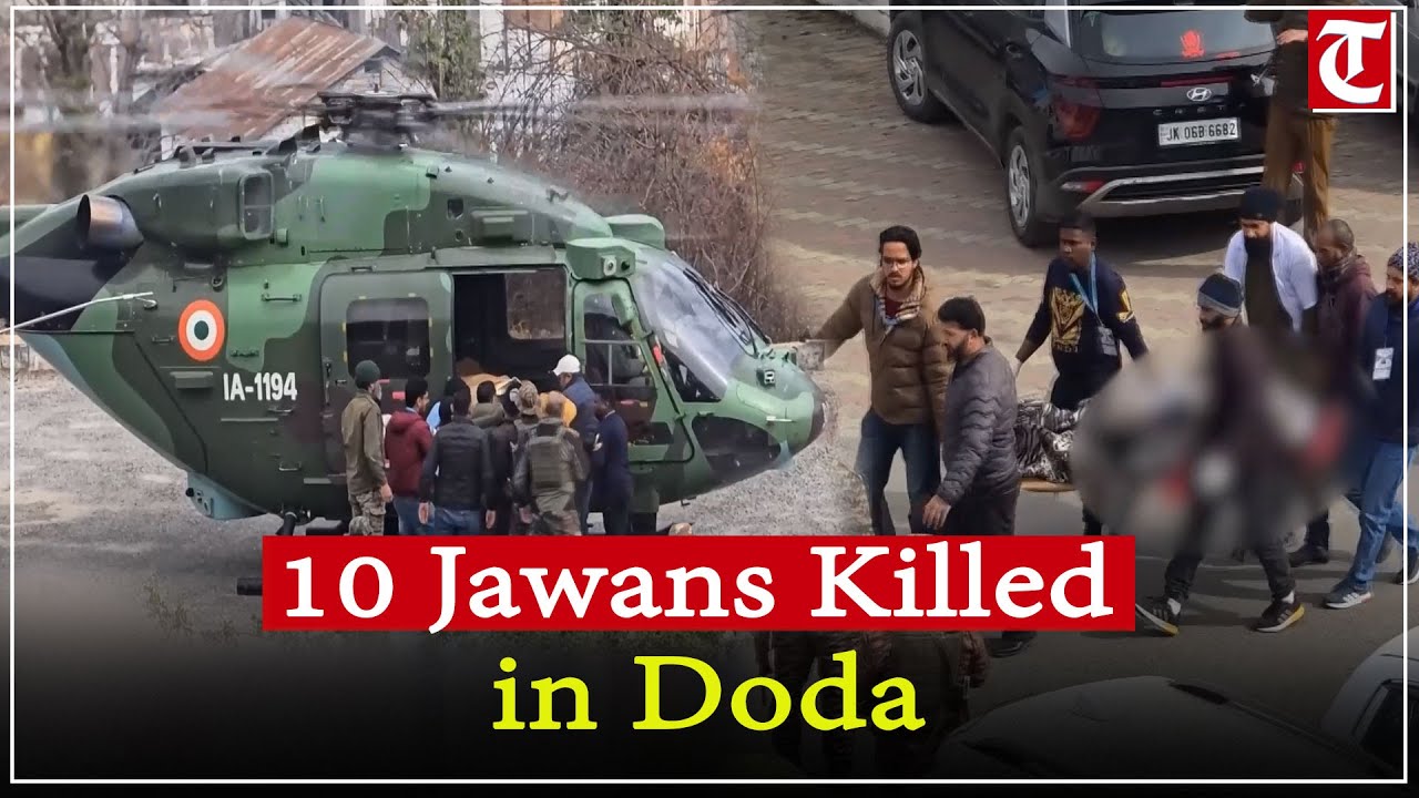 Doda Accident: 10 Jawans Killed, 10 Seriously Injured Airlifted to Udhampur Hospital