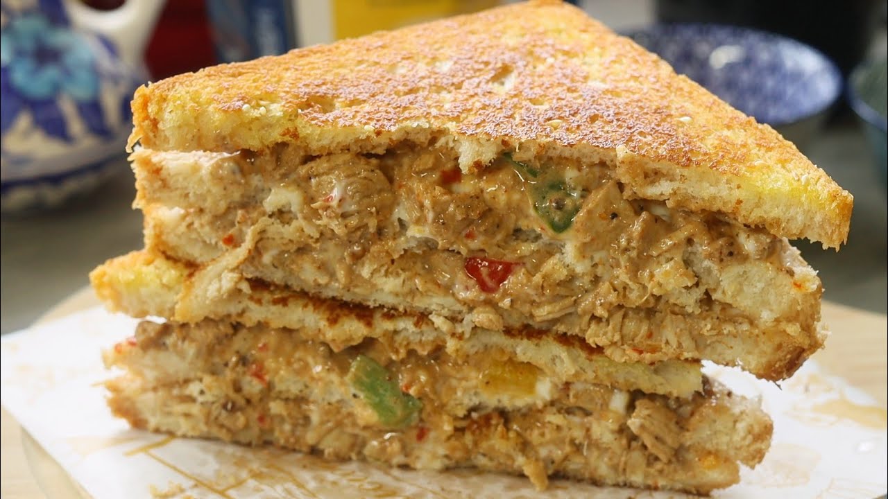 Ramadan Special Most Delicious Sandwich Recipe 😍 Chicken Mayo Sandwich Iftar Special Recipe