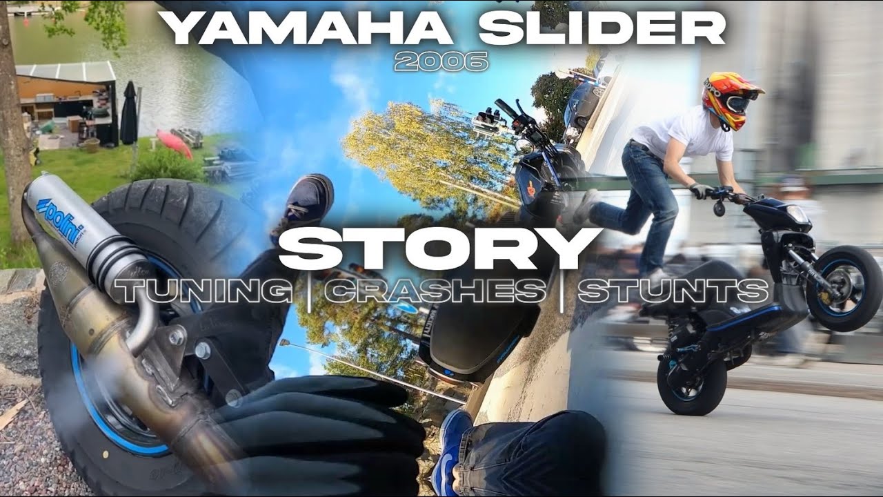 Yamaha Slider Story | Tuning, Crashes & Stunt | GRP-StuntCrew