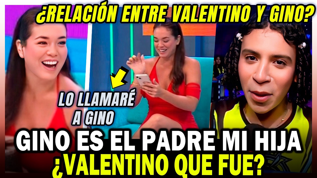 JAZMÍN PINEDO REACCIONA EN VIVO por la RELACIÓN de GINO ASSERETO y VALENTINO - 