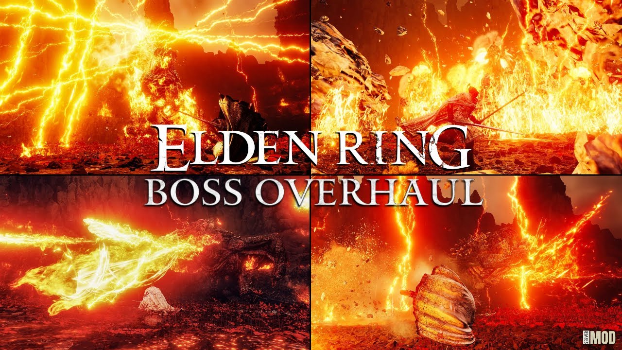 Cinematic Bayle Mod Has An INSANE New Nuke | Elden Ring Overhauled Bosses Mod