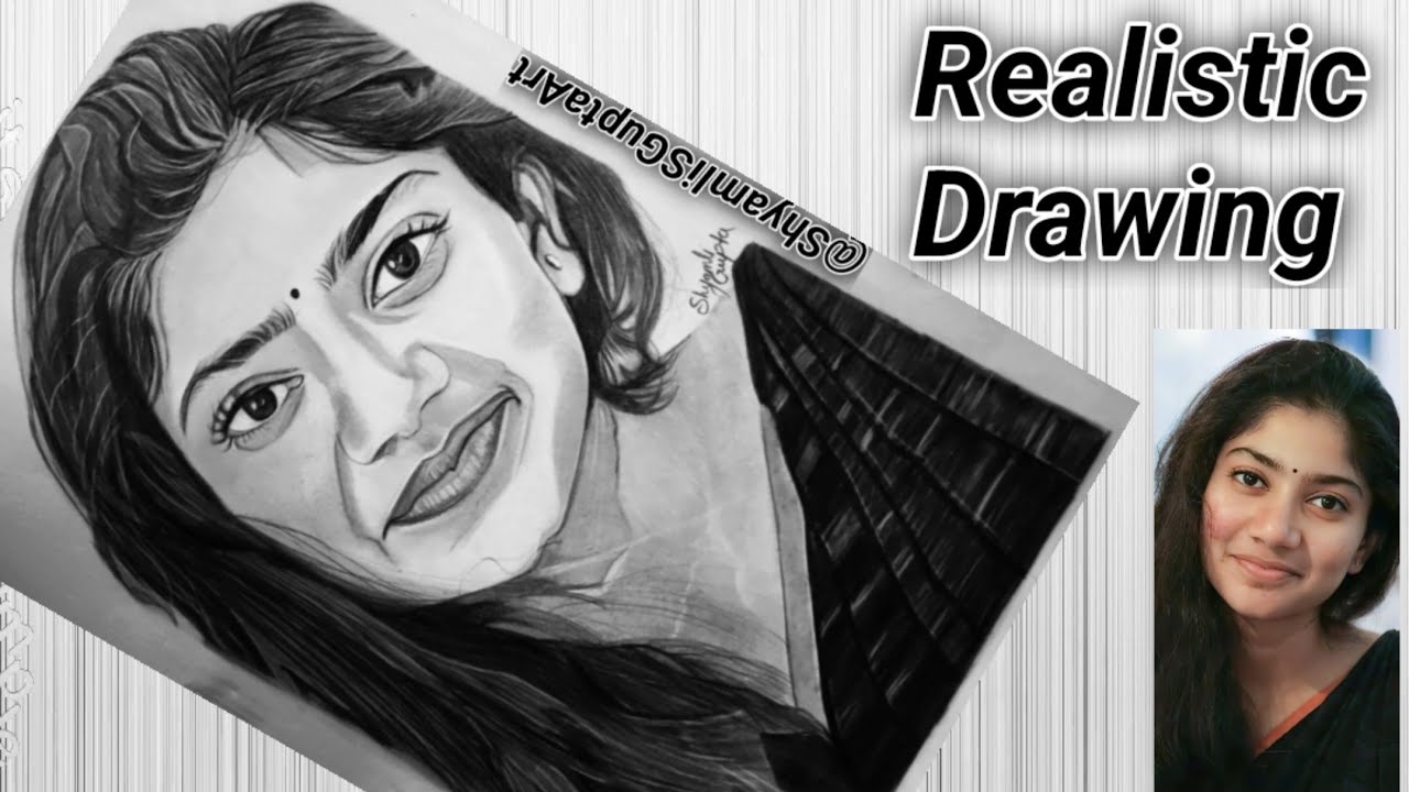 Actress Sai Pallavi Pencil Drawing Video / How To Draw / Shyamli S Gupta Art