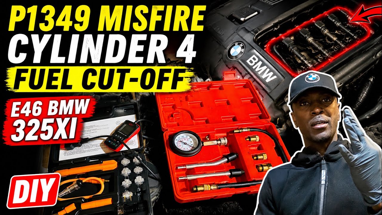 P1349 MISFIRE CYLINDER 4 FUEL CUT-OFF E46 BMW 325XI DIY