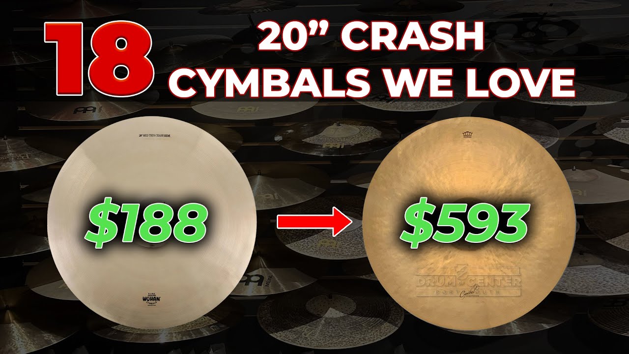 20 Inch Crash Cymbals We Love | Which Is Best For You?