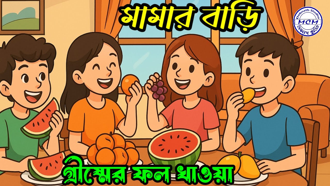 বৈশাখ মাসে মামার বাড়িতে ফল খাওয়া 28/05/2024 । Seasonal Fruits Mango, Jackfruit, Litchi