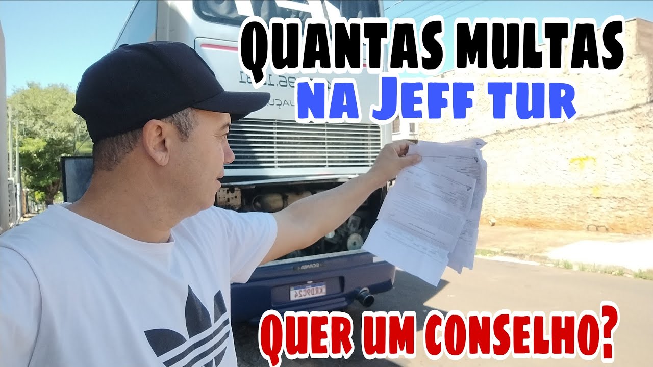 Multas chegaram na Jeff tur  *não confia em ninguém* (fica minha solidariedade ao Denis)