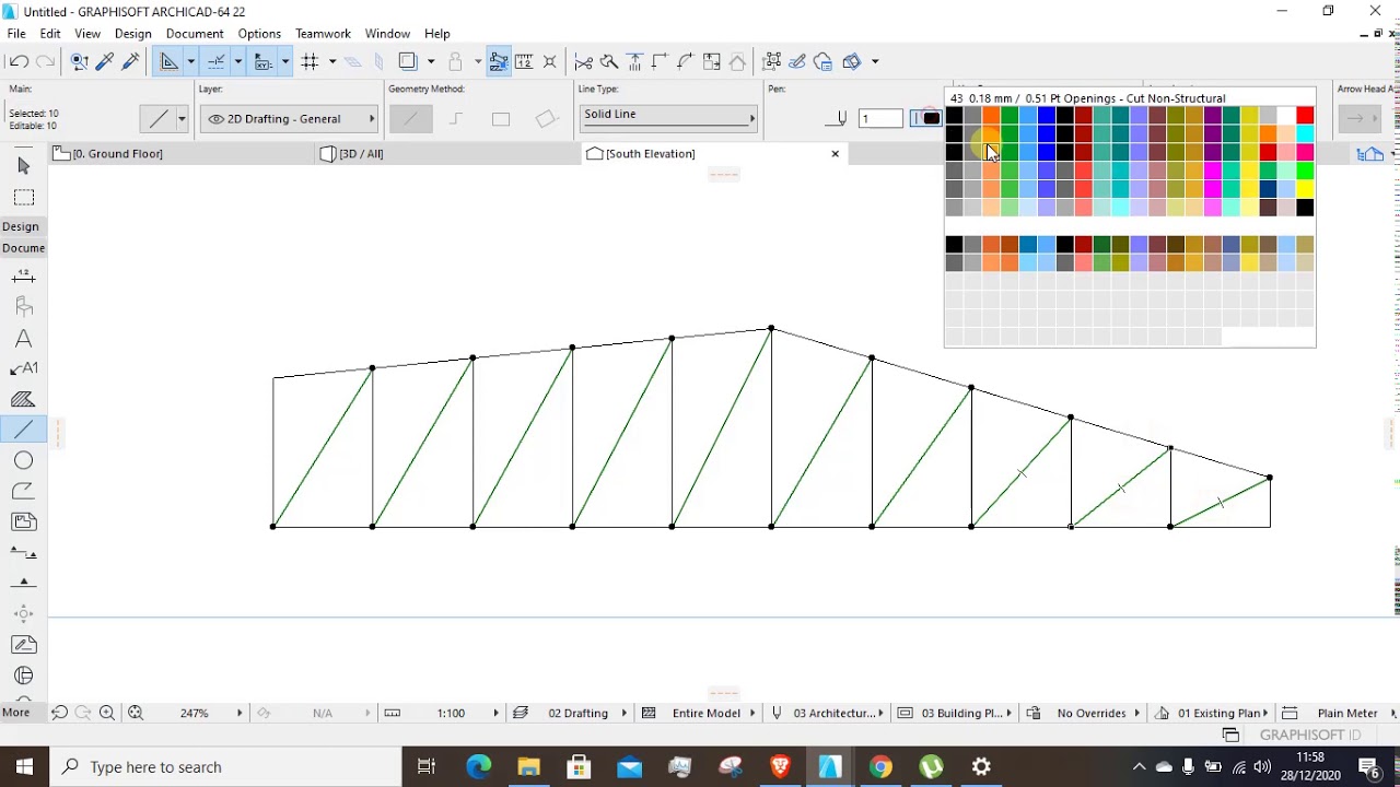 How to create a custom roof truss using archicad