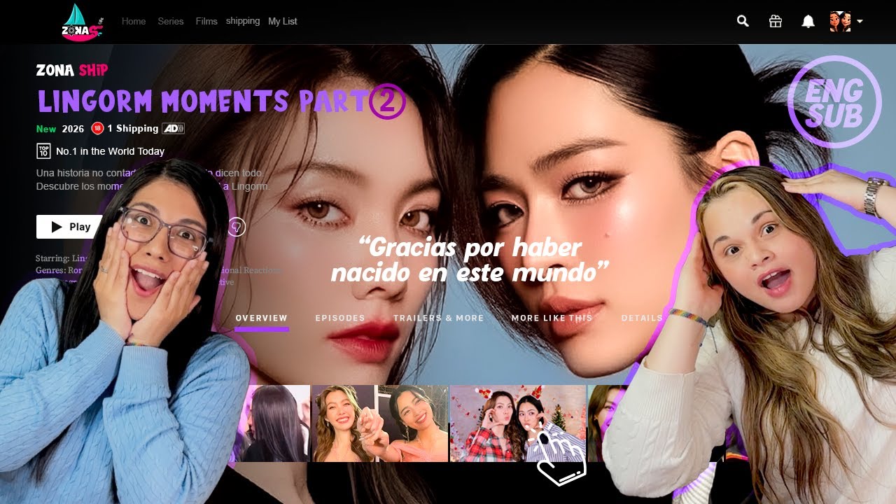 LINGORM completamente real 🥰 | ¡Nuestra SEGUNDA reacción a este ship GL! 💜🔥